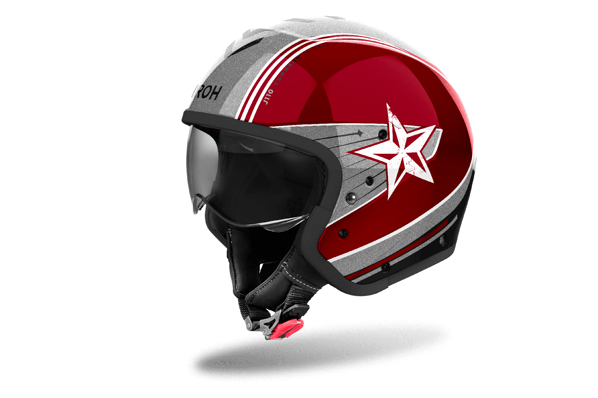 Helmet J110 Comman Burgundy Gloss
